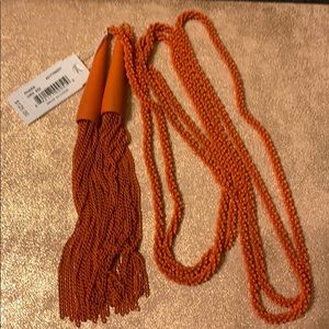 Kendra Scott Matte Orange Phara necklace